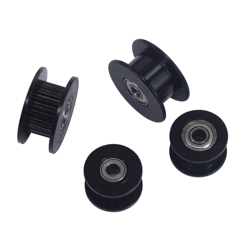 Wholesale 3D printer accessories: 2GT synchronous pulley, H-type gt2 pulley, idler pulley, width 6MM, black 16/20 Application Scenario