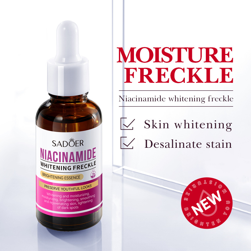 Cross-border wholesale of SADOER niacinamide Whitening, freckle-removing, Brightening Essence and Pore-shrinking Essence in full English details Picture