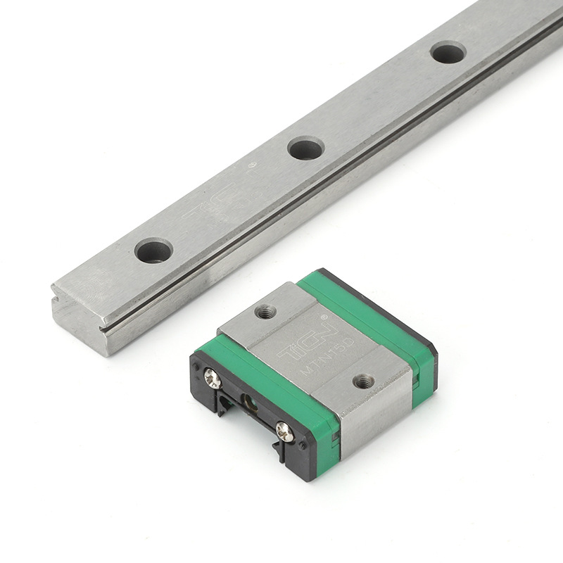 MTN15 series slide rails and sliders, MTN15D green guide rail sliders, micro-miniature linear guide rail tracks Specification drawing