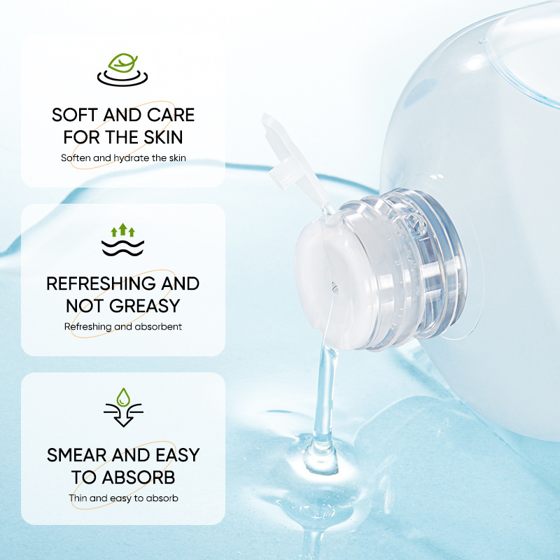Cross-border wholesale of SADOER Aloe Vera Fresh Extract Water for hydrating, moisturizing, caring and shrinking pores Application Scenario