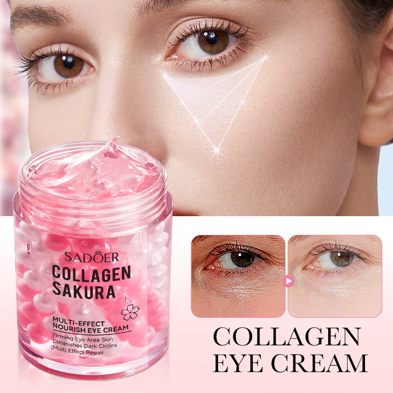 SADOER Sakura Collagen Multi-Effect Nourishing Eye Cream and Moisturizing Eye Cream Cross-border export wholesale Specification drawing