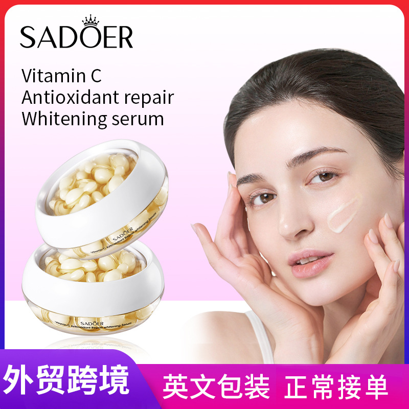 Cross-border wholesale of SADOER Vitamin C Antioxidant Repair Whitening Essence and Brightening Essence in English full figure