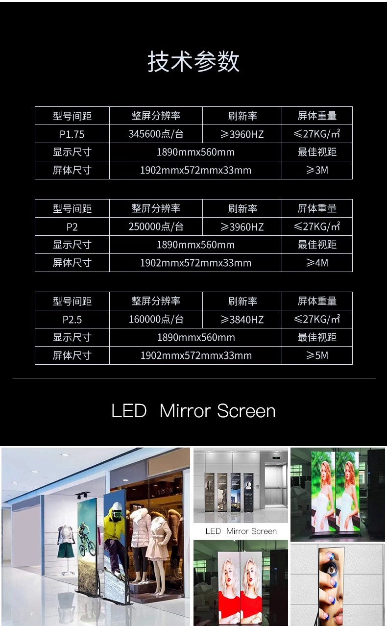 室内外广告牌 折叠海报屏 GOB工艺防水防嗑 节能led显示屏详情9
