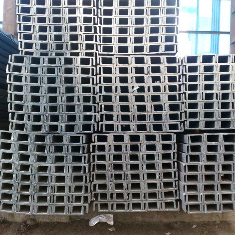 Q235B channel steel in stock, black channel steel, hot-rolled channel steel, hot-rolled channel steel, building steel structure, curtain wall channel steel wholesale Application Scenario