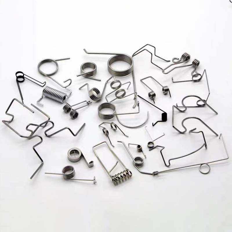 Torsion spring stainless steel carbon steel wire switch hairpin button, trash can mop, car gear clamp, torsion spring in stock Item Picture