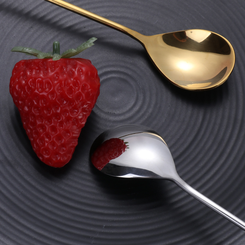 Creative Japanese-style 304 stainless steel coffee spoon, cute cat cake dessert fruit fork, ins style mixing spoon Application Scenario