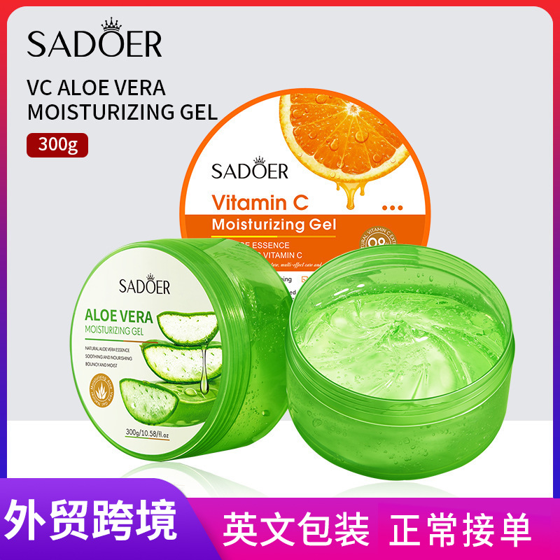 Full English SADOER Aloe Vera Gel, Moisturizing Aloe Vera Gel, cross-border export wholesale full figure