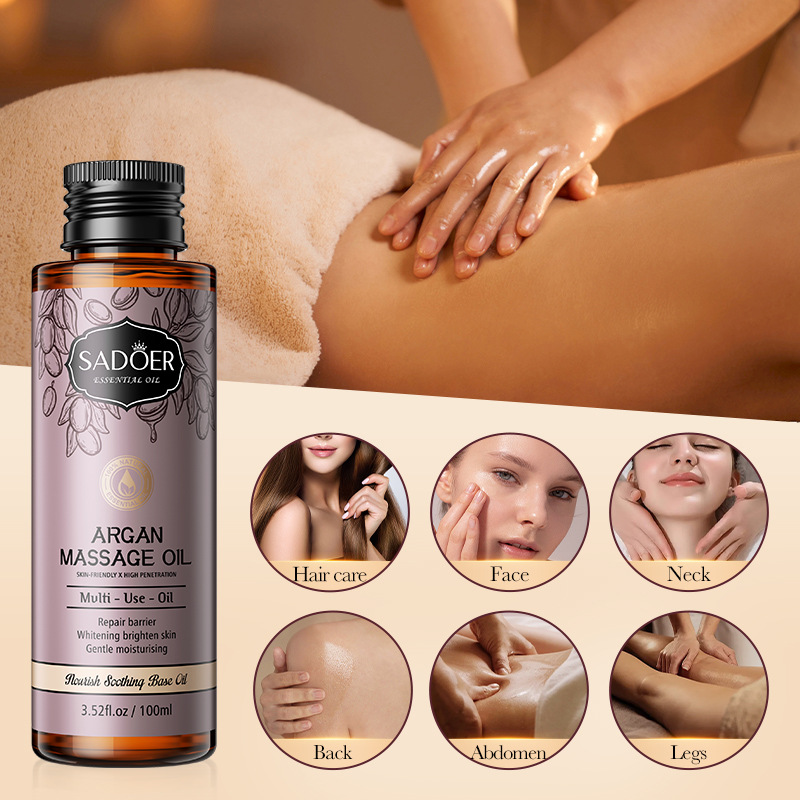 Full English SADOER glycerin Basic Massage Oil moisturizes the skin and soften the body essential oil cross-border export wholesale Specification drawing