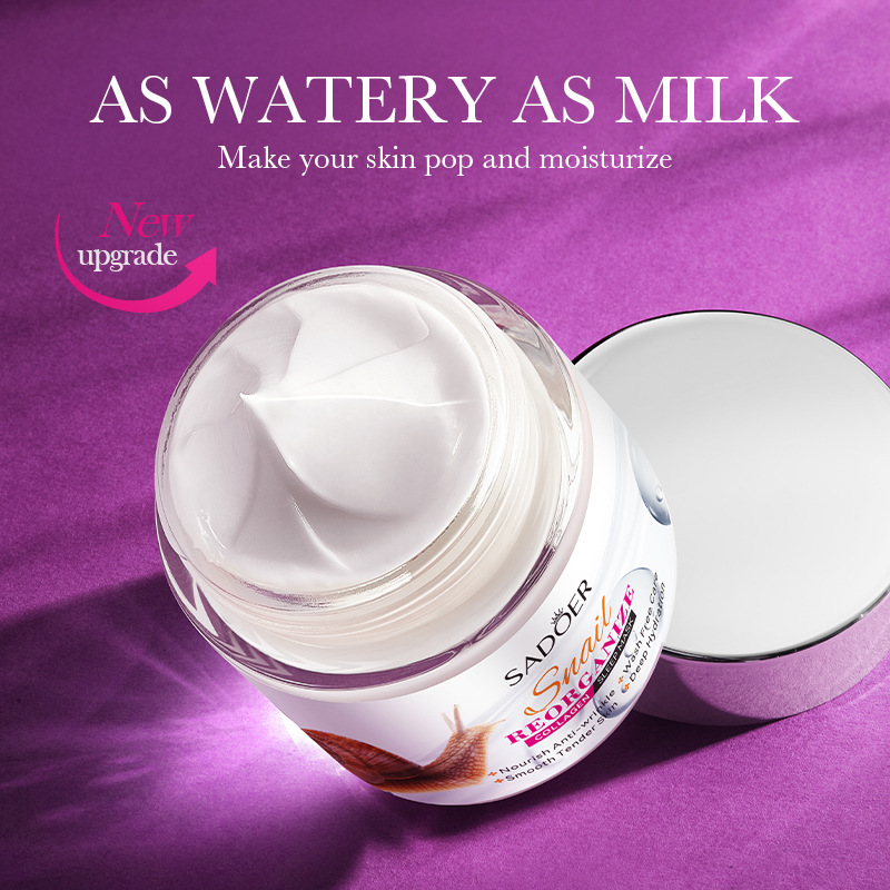 SADOER Snail Recombinant Collagen Sleeping Mask Moisturizing and Drying Cream Cross-border export wholesale Specification drawing