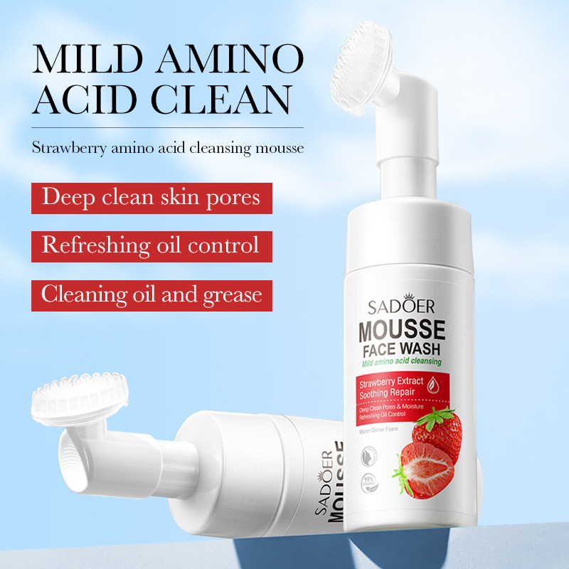 Cross-border wholesale of all-English SADOER VC amino acid facial cleanser Application Scenario
