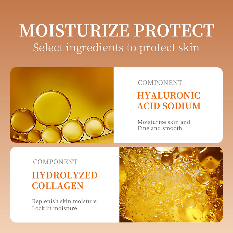 Cross-border wholesale of SADOER Vitamin C Moisturizing Eye mask and hydrating eye Mask in English Item Picture