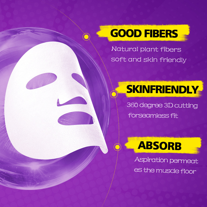 Cross-border export wholesale of SADOER grape Seed Antioxidant Hydrating Goddess Mask and Moisturizing Mask Patch Specification drawing