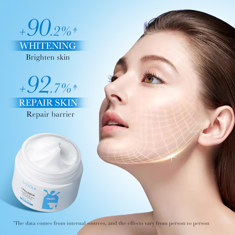 Cross-border export wholesale of SADOER ceramide Milk Moisturizing Cream for Moisturizing and softening skin Application Scenario