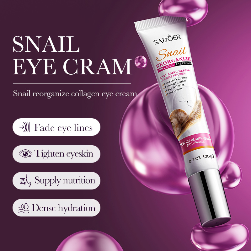 SADOER Snail Recombinant Collagen Eye Cream for dry Eye Cream Cross-border export wholesale Item Picture