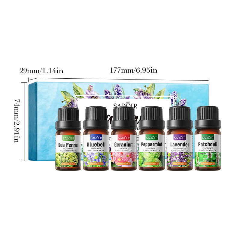All-english SADOER Fragrance Essential Oil Set, Universal essence for nourishing and moisturizing the body, cross-border export wholesale Item Picture