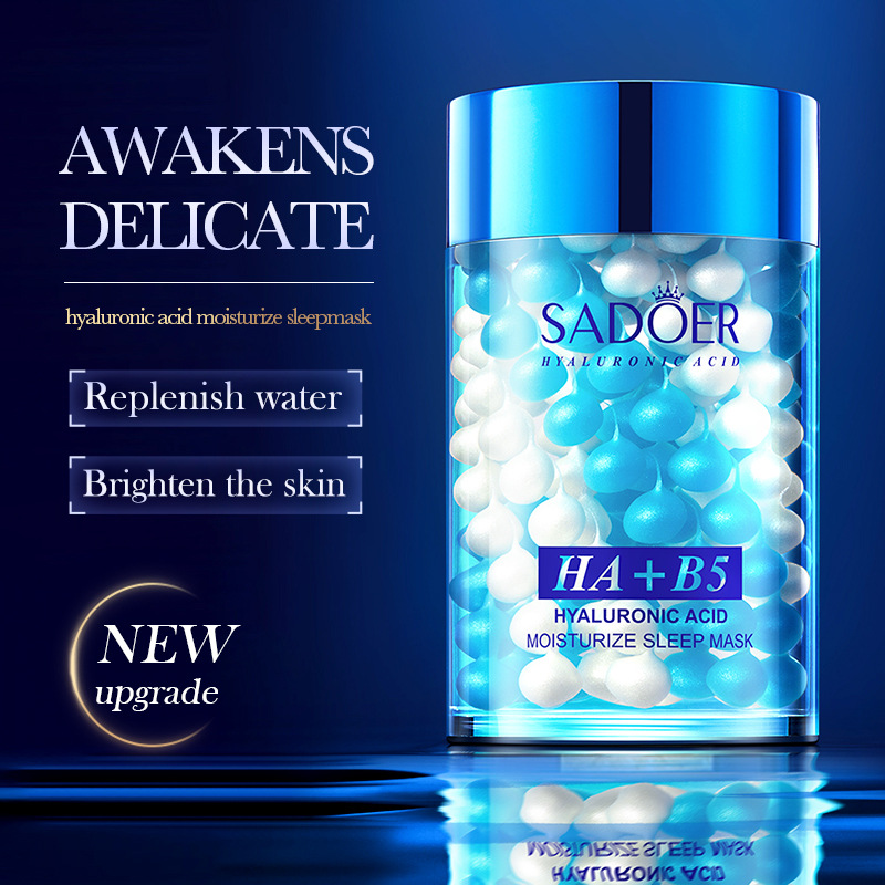 Cross-border export wholesale of SADOER hyaluronic acid B5 Hydrating and Repairing sleep Mask and skin rejuvenation mask details Picture