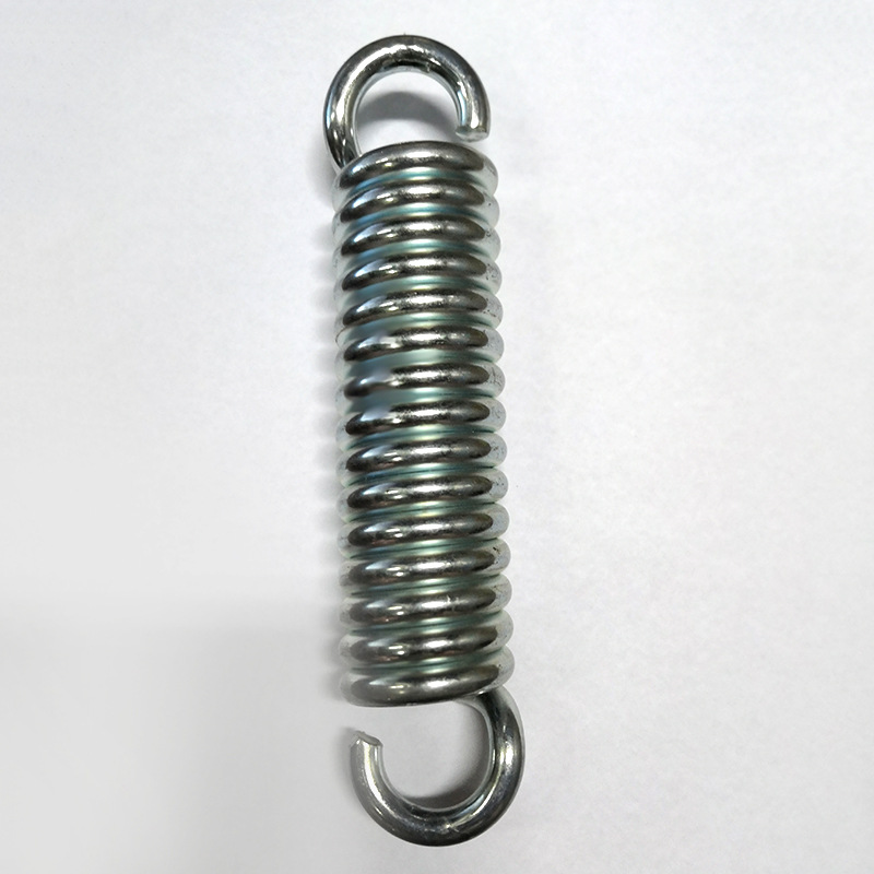 Precision tension spring, anti-rust galvanized stainless steel, galvanized double-hook tension spring, tension shock absorption and compression spring plate Specification drawing