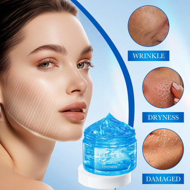 FAYANKOU Collagen Anti-wrinkle Repair Moisturizing Sleeping Mask Cross-border export wholesale Item Picture