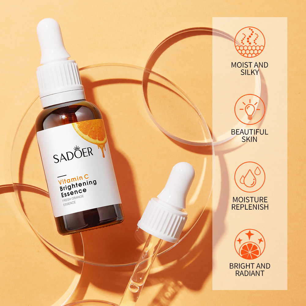 All-english SADOER Vitamin C Essence for hydrating, moisturizing and rejuvenating the skin, cross-border export wholesale details Picture