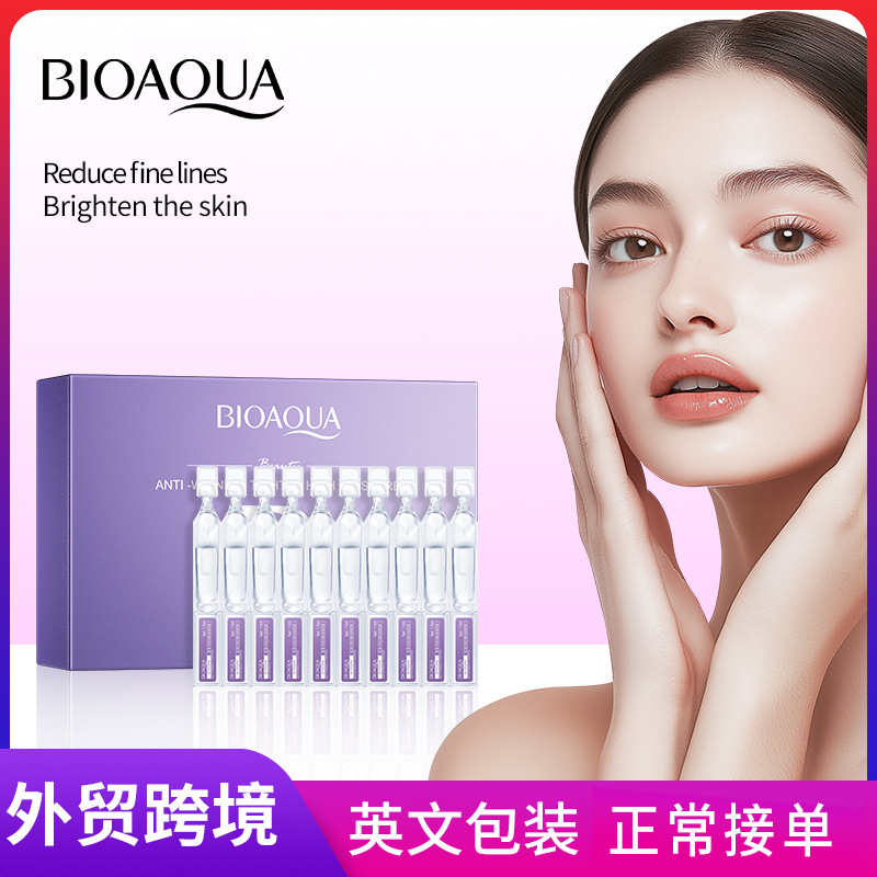 All-english BIOAOUA Retinol Anti-Wrinkle Firming single-Use Essence Moisturizing Essence Cross-border export wholesale full figure
