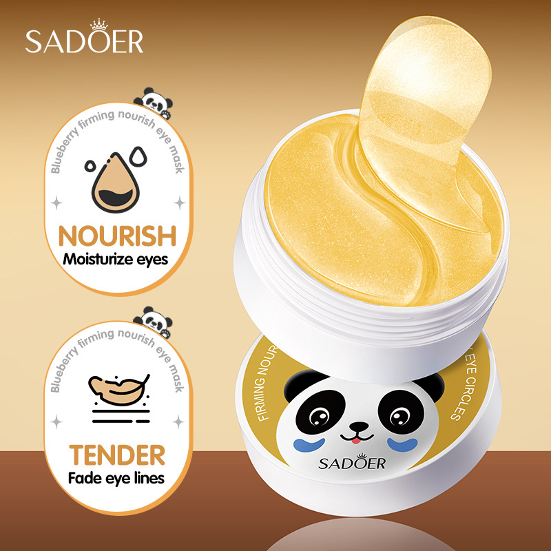 SADOER Golden Snail Firming and Nourishing Eye Mask for Moisturizing and Protecting the eye area cross-border export wholesale details Picture
