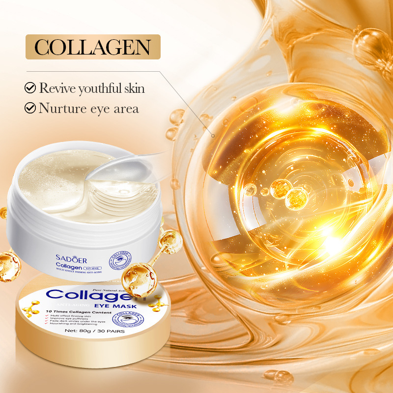 Cross-border export wholesale of SADOER bone Collagen anti-Wrinkle Multi-Effect Firming Eye mask Moisturizing Eye Mask Specification drawing