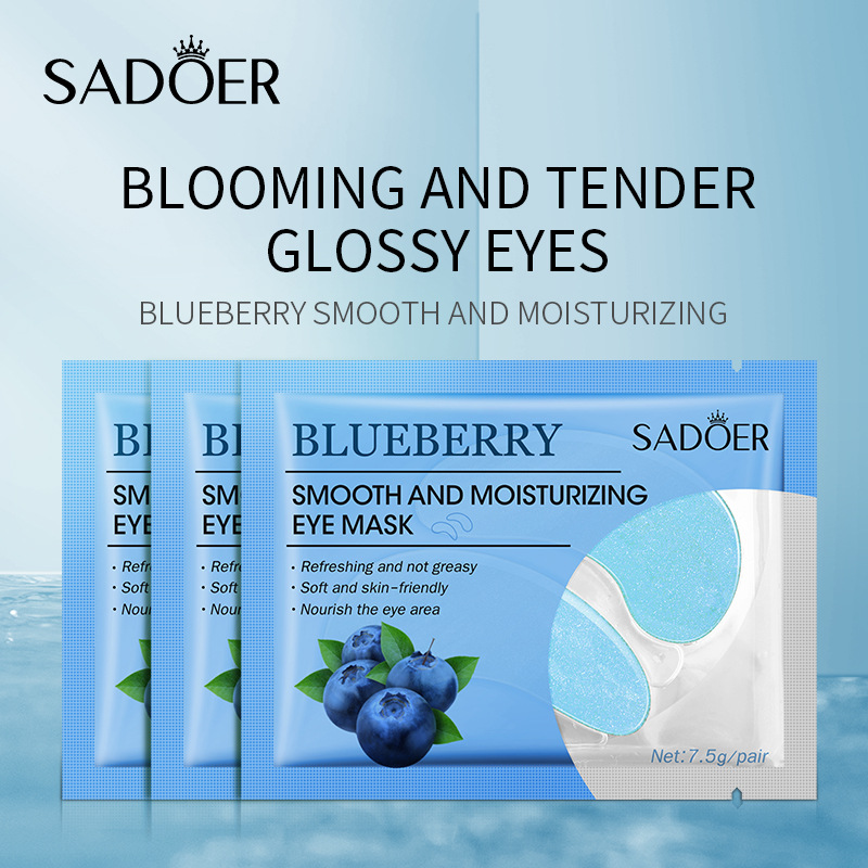 Cross-border wholesale of the full range of SADOER caviar Eye mask sheets in English Application Scenario