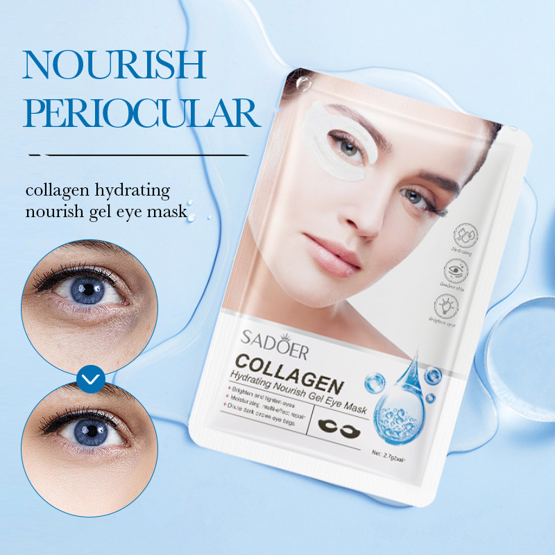 Cross-border export wholesale of SADOER Collagen Hydrating Nourishing Gel Eye mask Moisturizing Eye Mask details Picture