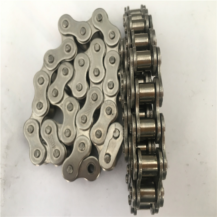 Short-pitch stainless steel chains 08A roller chains, 4-point industrial chains, food machinery stainless steel chains full figure