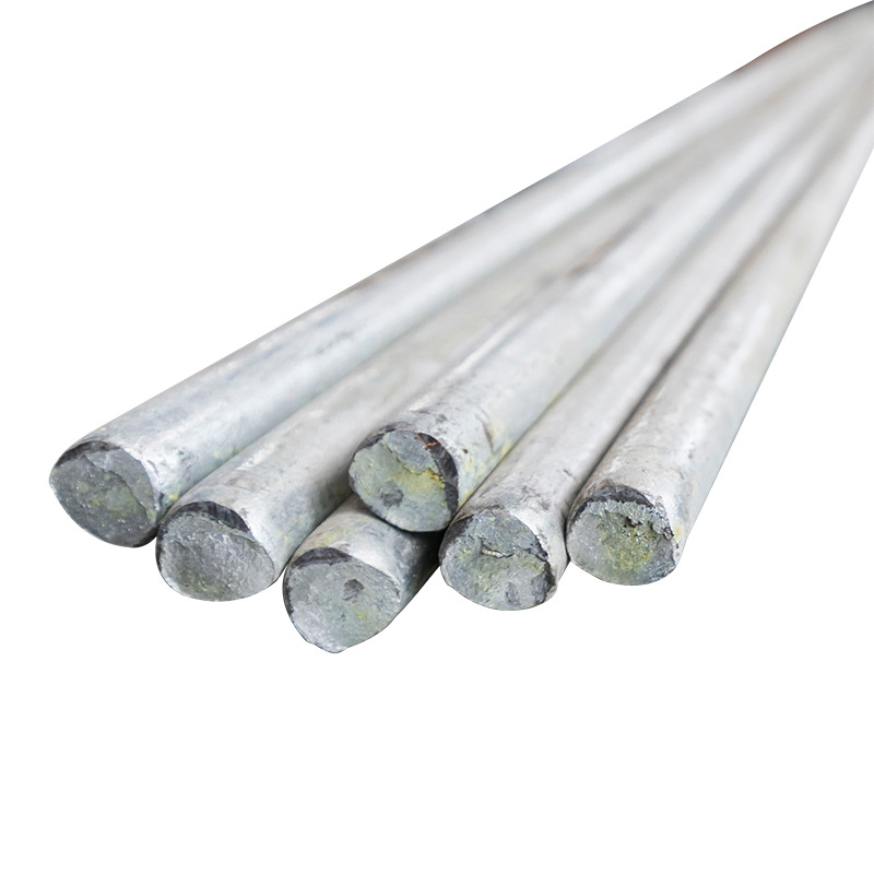 Factory stock of q235b hot-dip galvanized round steel solid round bars, retail of fixed lengths, wholesale of bright high-zinc coating bar profiles Item Picture