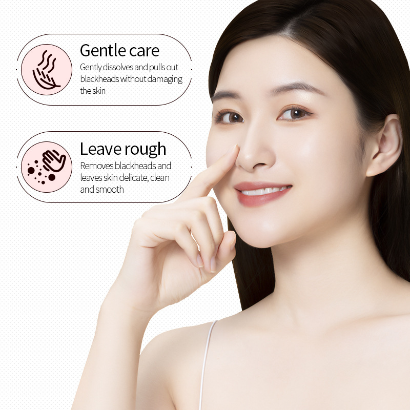 The all-English SADOER three-step method for removing blackheads: Cleansing, softening blackheads, and smoothing pores. Cross-border wholesale of nasal masks Application Scenario