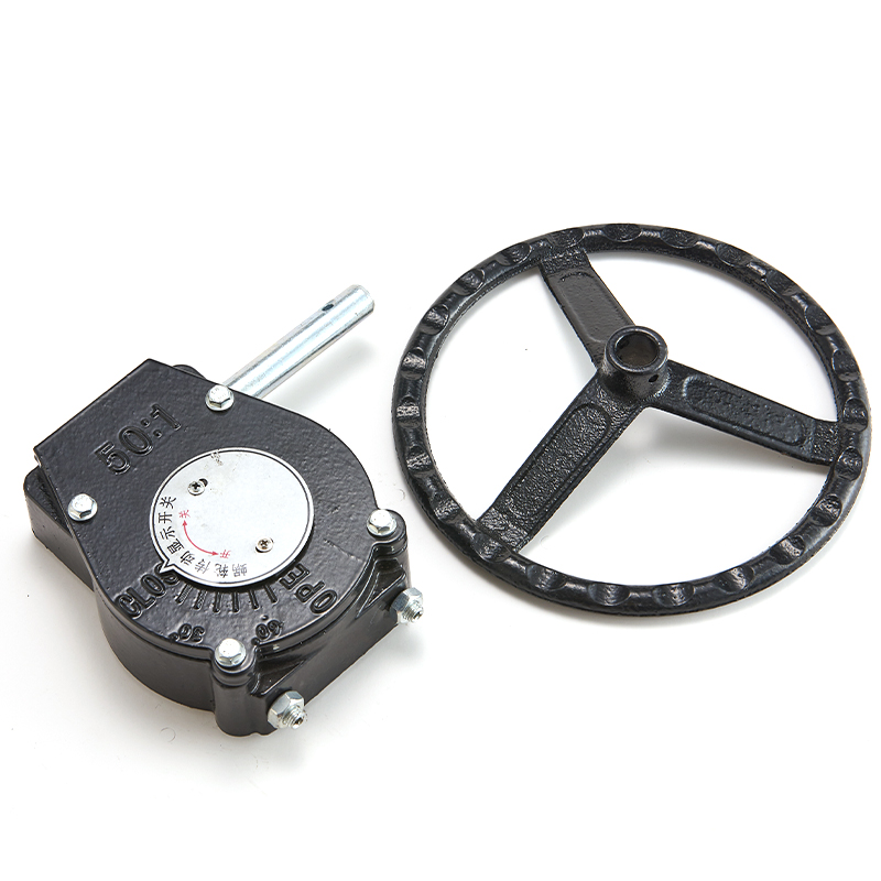 Youdaoplaceholder0 worm gear head/turbine head/manual head/handwheel switch/variable speed/worm gear butterfly valve head/flange worm gear butterfly valve Item Picture