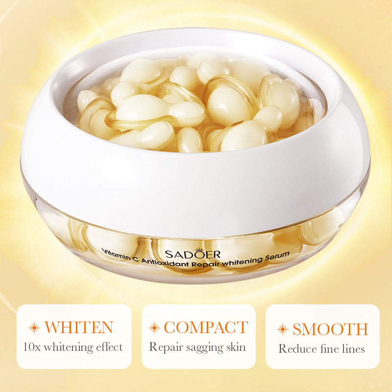 Cross-border wholesale of SADOER Vitamin C Antioxidant Repair Whitening Essence and Brightening Essence in English Specification drawing