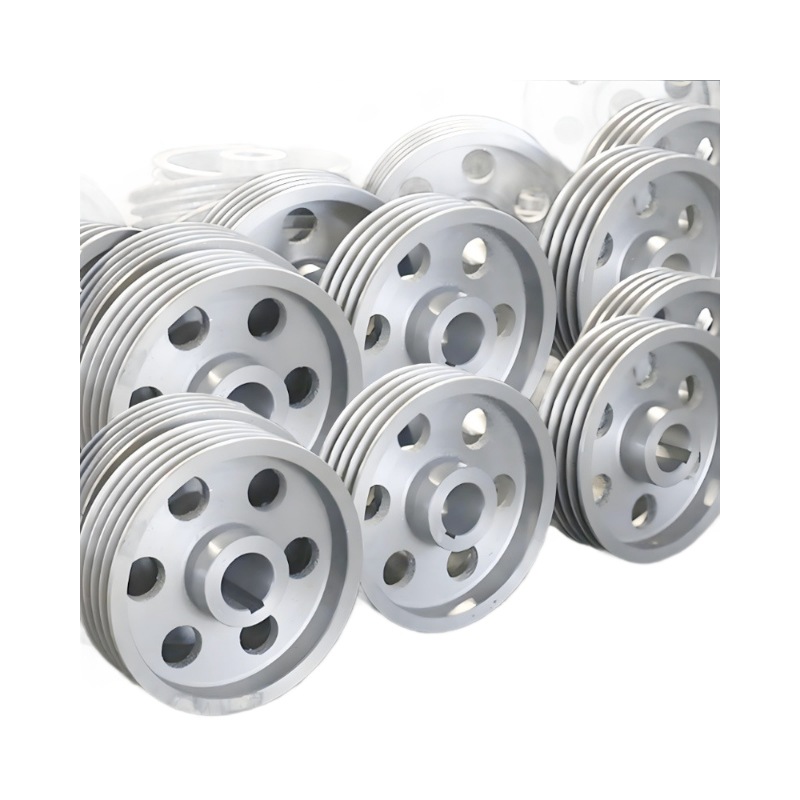 Cast iron pulley, agricultural machinery V-belt pulley manufacturer, V-type drive belt, motor tensioning pulley, cast steel belt pulley Item Picture