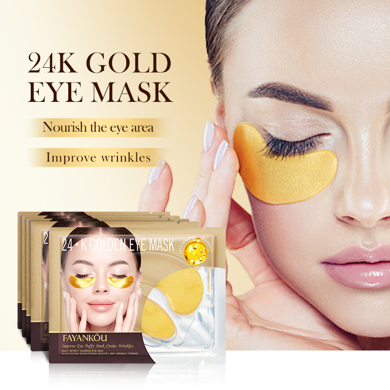FAYANKOU24K Gold Multi-effect Firming and Nourishing Eye Mask Cross-border export wholesale details Picture