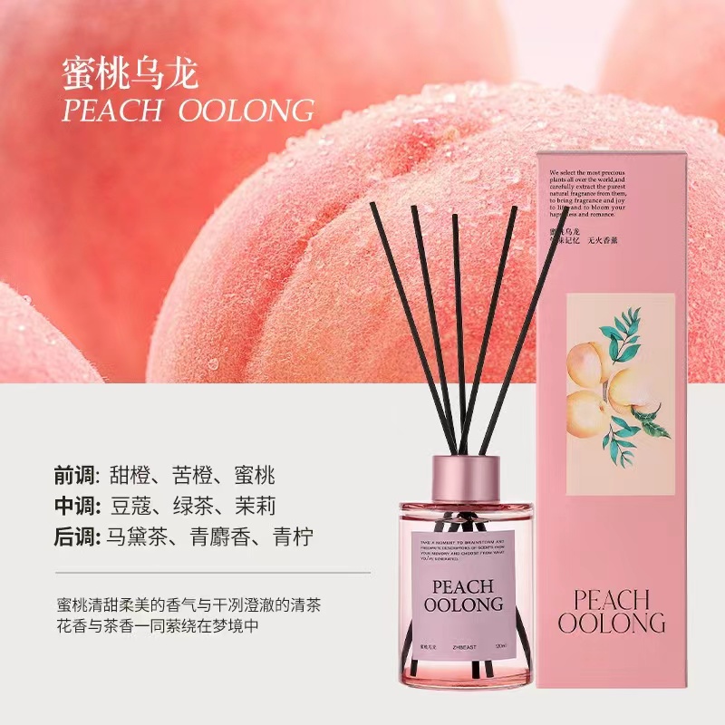 新款环游花语无火香薰精油酒店家用空气清新剂厕所除臭剂批发详情3