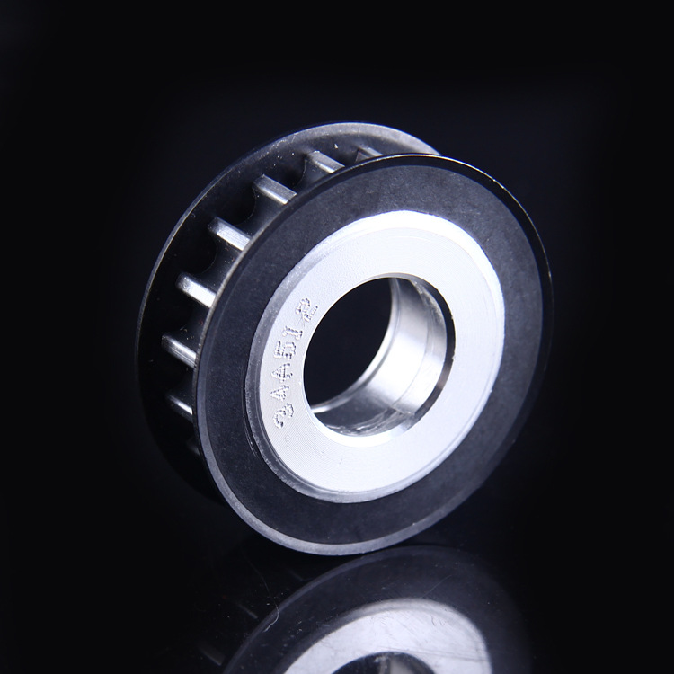 Aluminum alloy synchronous pulleys for industrial machinery and equipment, wear-resistant synchronous pulleys, and multi-specification transmission mechanical gears Specification drawing