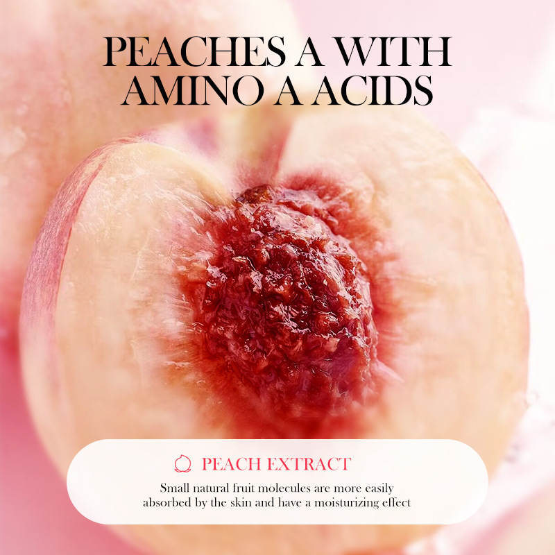 Cross-border wholesale of all-English SADOER Peach Cleansing Facial cleanser Item Picture