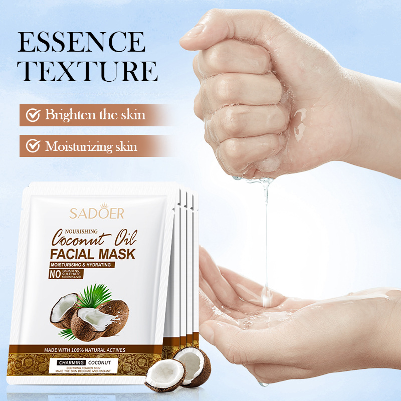 Cross-border export wholesale of SADOER coconut oil Nourishing and Moisturizing Facial mask details Picture