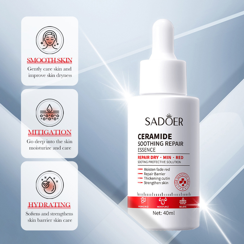 Cross-border wholesale of SADOER ceramide Soothing and Repairing Essence and Firming Essence in English details Picture