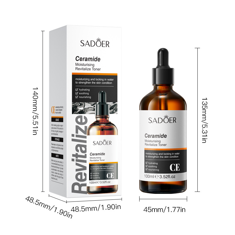 Cross-border export wholesale of SADOER ceramide Moisturizing, revitalizing, toning, rejuvenating and hydrating water Item Picture