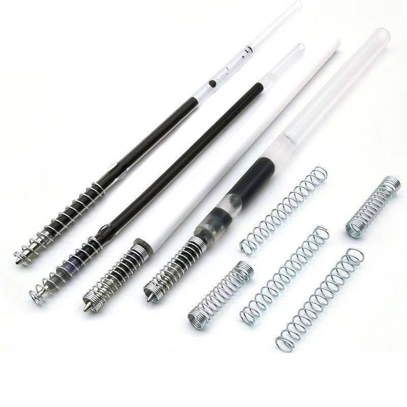 Ballpoint pen core spring pen accessories, stainless steel compression spring, small wire diameter spring, multiple specifications available for customization Item Picture
