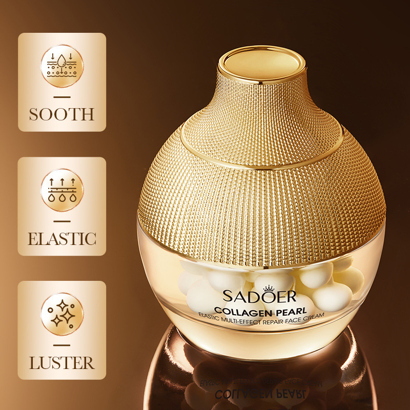 Cross-border wholesale of SADOER's all-English recombinant collagen Pearl Multi-Effect Repair Cream and Moisturizing Cream details Picture