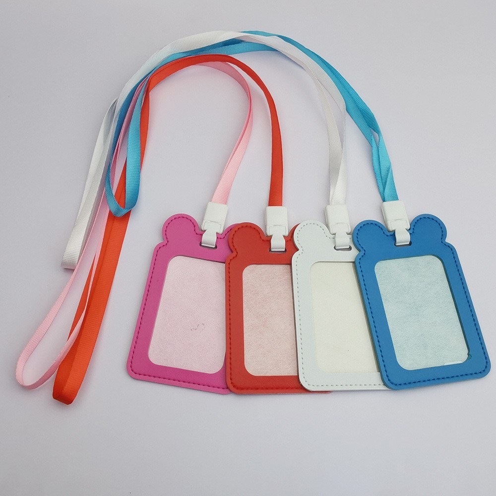 The factory supplies modern and simple student ID card name tag covers with ropes, multi-color dust-proof and fold-proof transparent name tag covers Application Scenario
