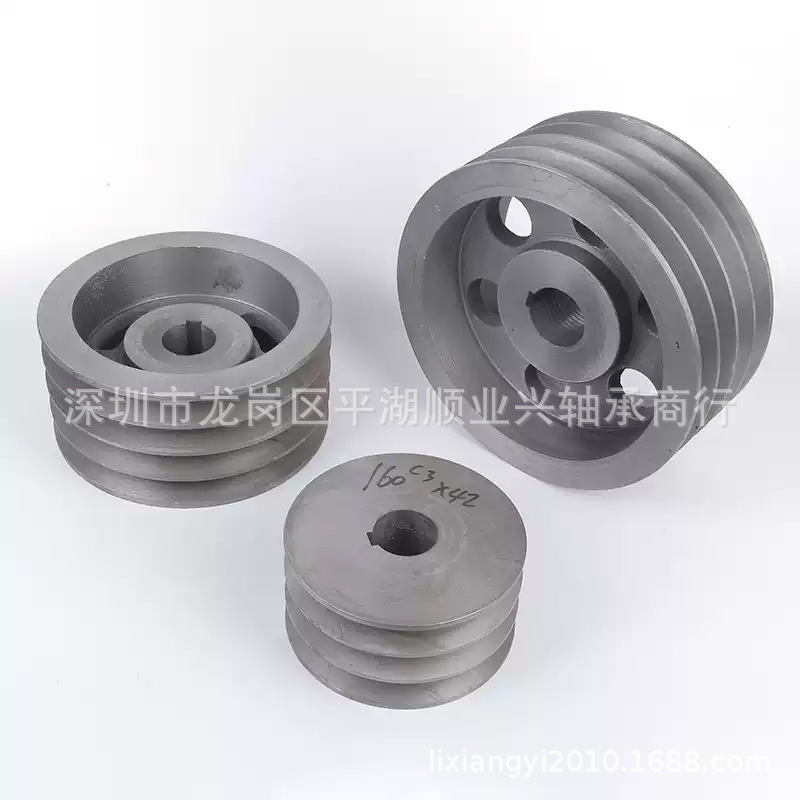 Cast iron pulley, double-groove motor pulley, belt pulley, AB/C/D type single-groove factory direct sales, thickened pulley customization Application Scenario