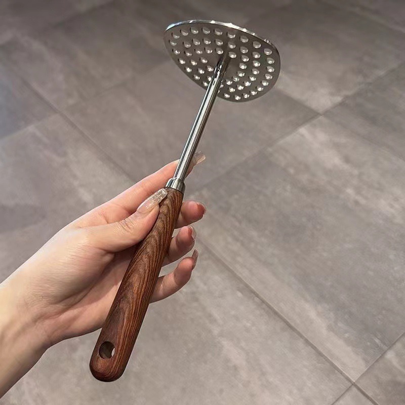 Stainless steel potato puree press, manual mash, household potato press, kitchen tools, mash, complementary food mash details Picture