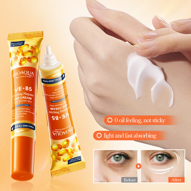 All-english BIOAOUA Vitamin EB5 Multi-effect Firming and Repairing Eye Cream, Hydrating Eye cream Cross-border export wholesale Application Scenario