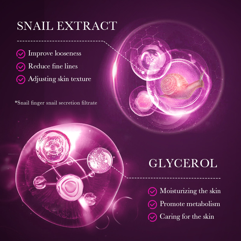 SADOER Snail Recombinant Collagen Sleeping Mask Moisturizing and Drying Cream Cross-border export wholesale Item Picture