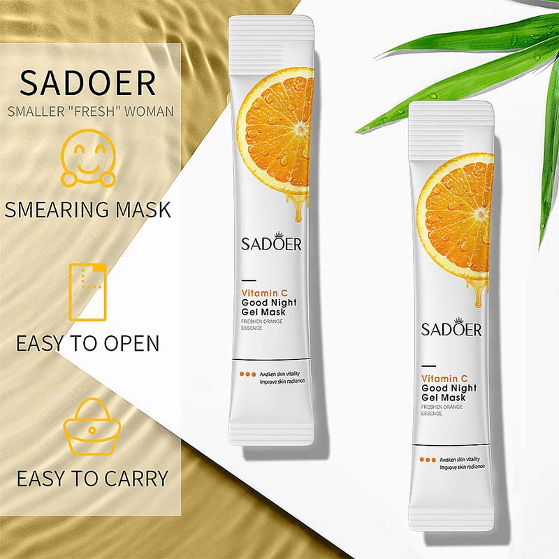 All-english SADOER VC Night Mask Hydrating and Moisturizing Sleep Mask, no-rinse cross-border export wholesale details Picture