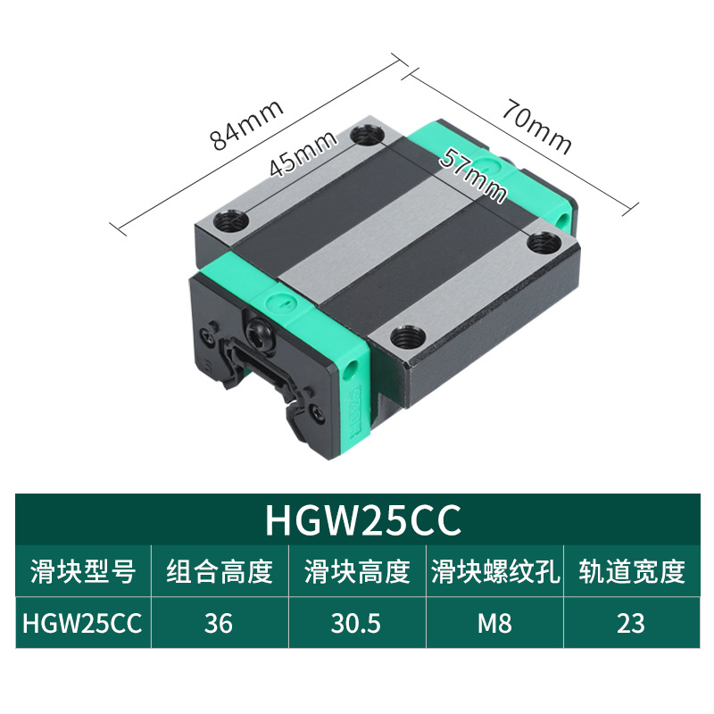 Domestic precision linear guide blocks and rails HGH,EGH15.20.25.30.35 undefined